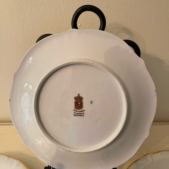 Vintage Schumann Arzberg Germany Set of 3 Fruit Plates - Picture 5 of 5